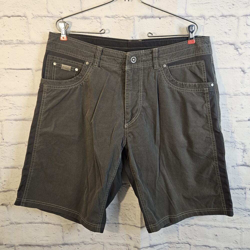 Kuhl Radikl Shorts Mens Sz 36 Inseam 10” Carbon Gray Style #5068 Utility Outdoor